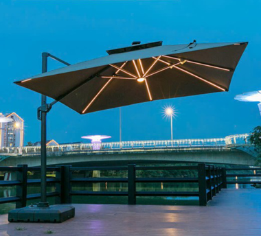 Ô lệch tâm hợp kim nhôm nhập khẩu chất lượng cao cho không gian ngoài trời toàn quốc